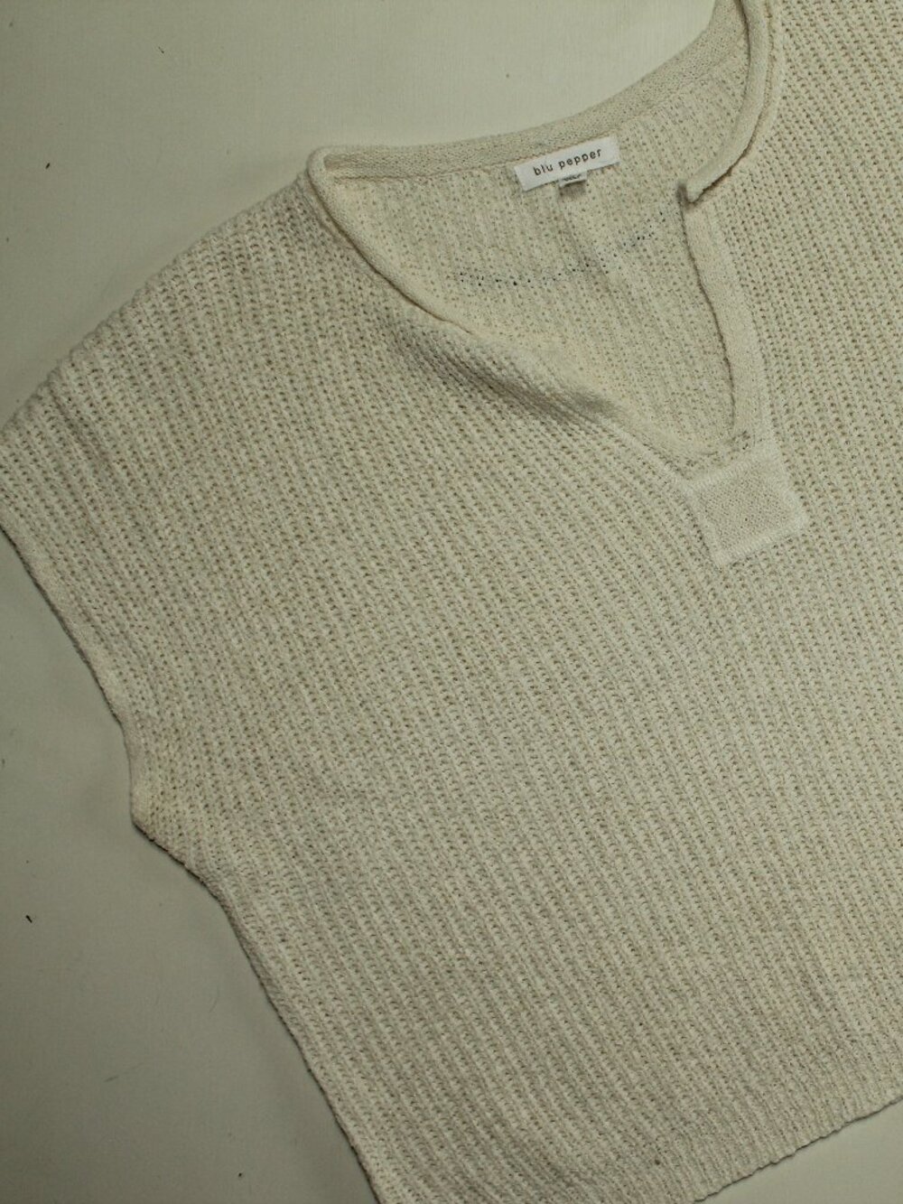Blu Pepper Short Sleeve Sweater
